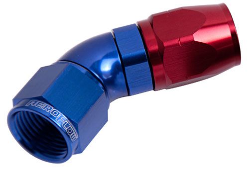 ALLOY 45 DEG HOSE END -20AN - AF552-20
