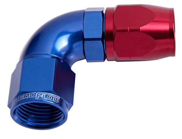 25 - ALLOY 90 DEG HOSE END -6AN - AF553-06-25