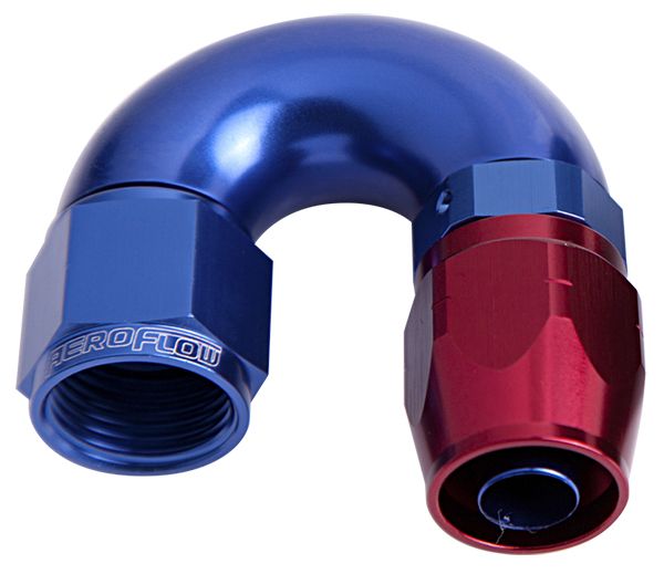 ALLOY 180 DEG HOSE END -12AN - AF556-12