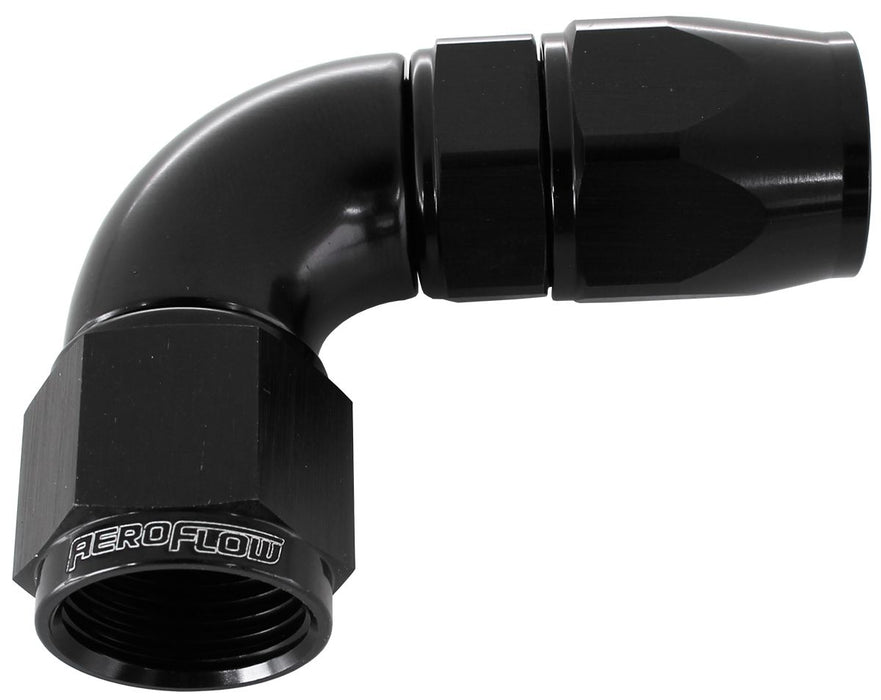 25 - 90 DEG -8AN FULL FLOW TEFLON - AF573-08DBLK-25