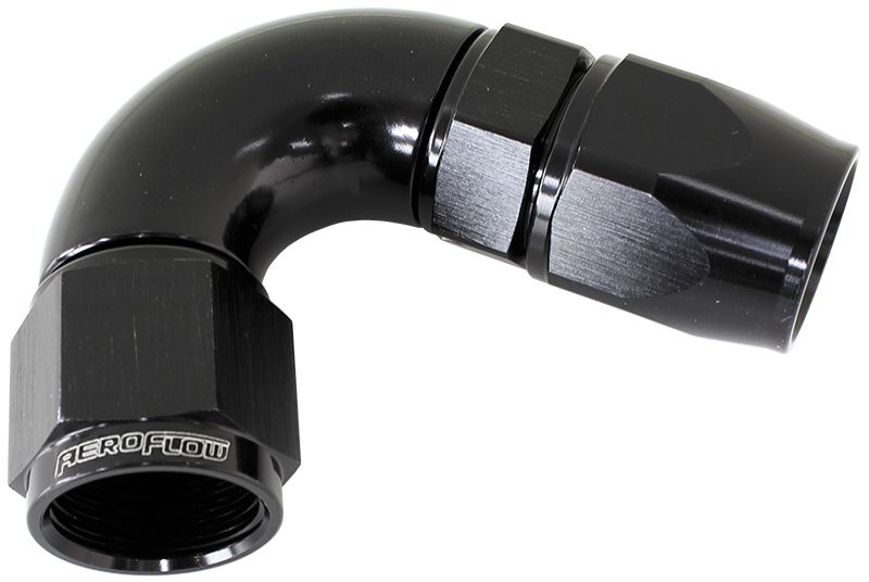 120 DEG -12AN FULL FLOW TEFLON - AF574-12DBLK