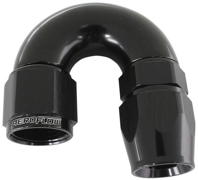 180 DEG -8AN FULL FLOW TEFLON - AF576-08DBLK