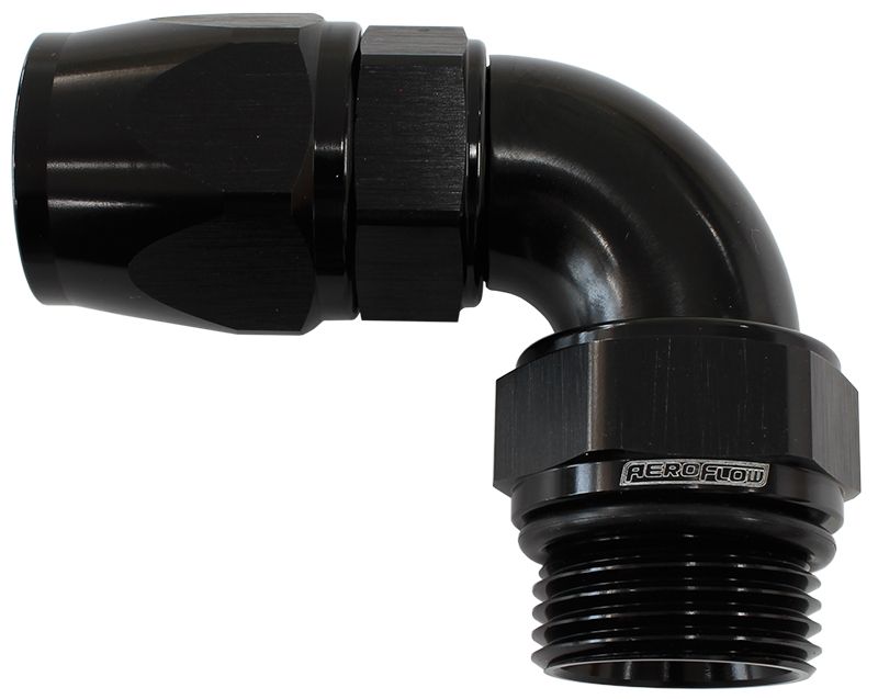 12DBLK - MALE END -12ORB to 12AN TEFLON - AF583-12-12DBLK