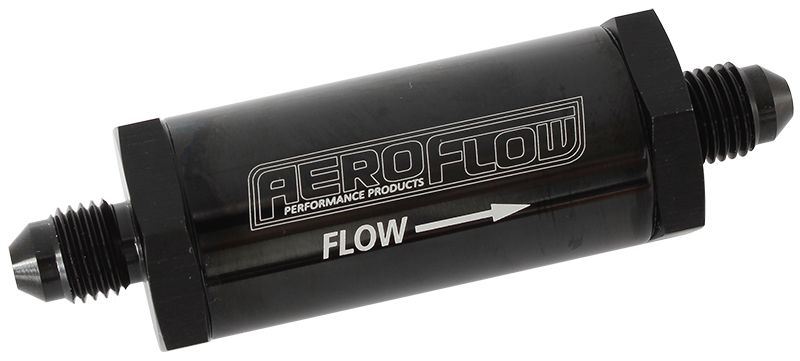 -4AN TURBO INLINE OIL FILTER - AF607-04BLK