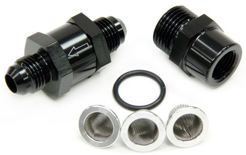-8AN INLINE FUEL & OIL FILTER - AF608-08BLK