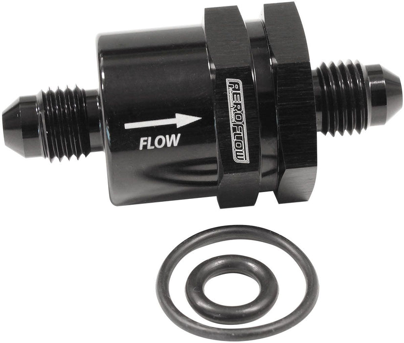 CHECK VALVE INLINE -4AN - AF612-04BLK