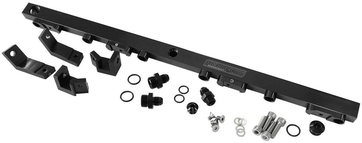 FUEL RAIL KIT BA-BF BLACK - AF64-2004BLK