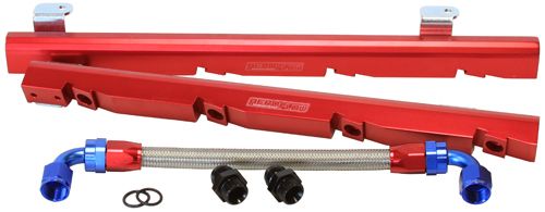 Holden 5L EFI Rail kit Red - AF64-2008R