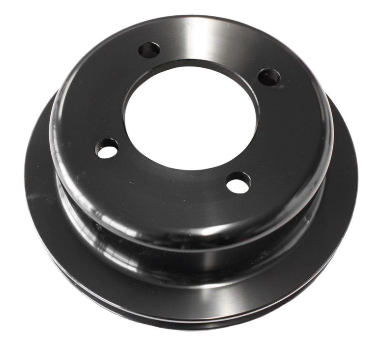 BILLET CRANK V PULLEY 4 BOLT - AF64-2024BLK