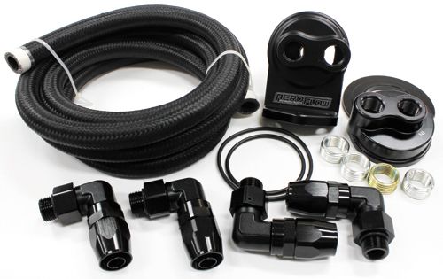 Billet Oil Filter Remote Mount - AF64-2042