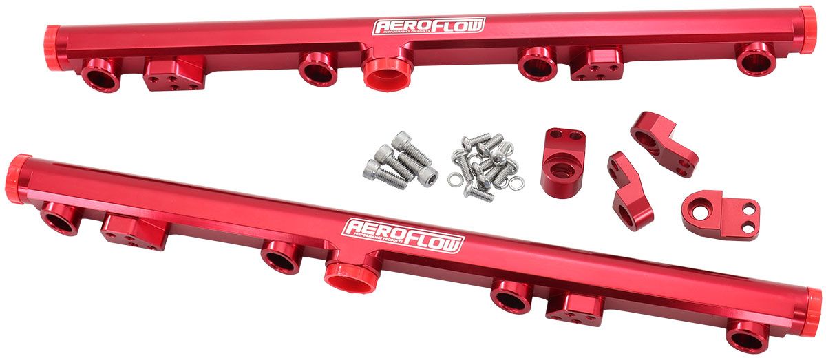 GM LS1 LS2 LS3 FUEL RAIL RED - AF64-2155R