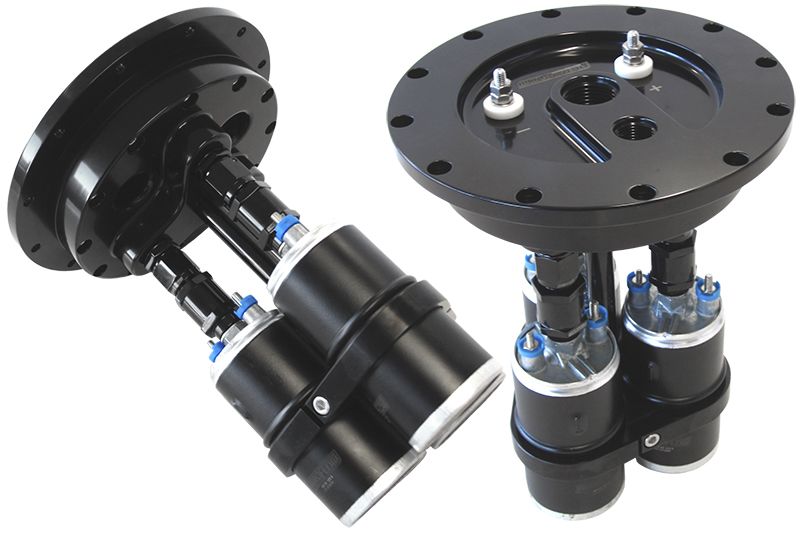 AEROFLOW BILLET TRIPLE PUMP - AF64-4050BLK