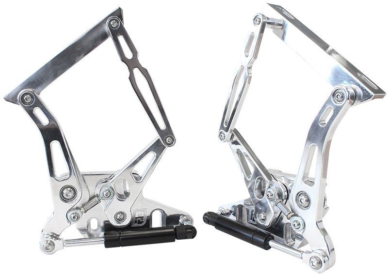BILLET BONNET HINGE KIT POLISH - AF64-4105