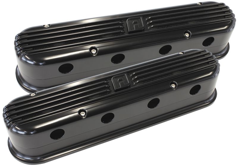 LS CHEV BILLET RETRO BLACK - AF64-4110BLK