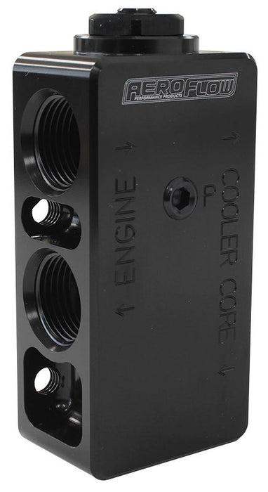 Billet oil thermostat -10ORB - AF64-4111
