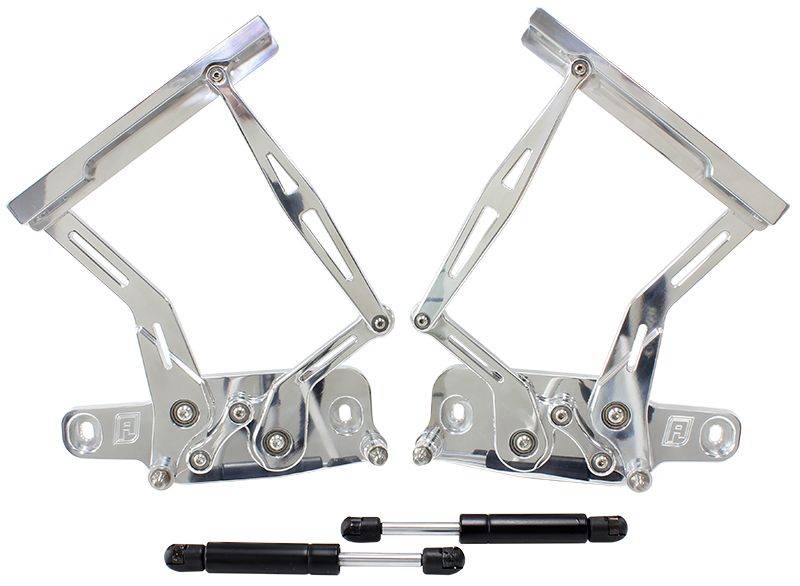 BILLET BONNET HINGE KIT POLISH - AF64-4128
