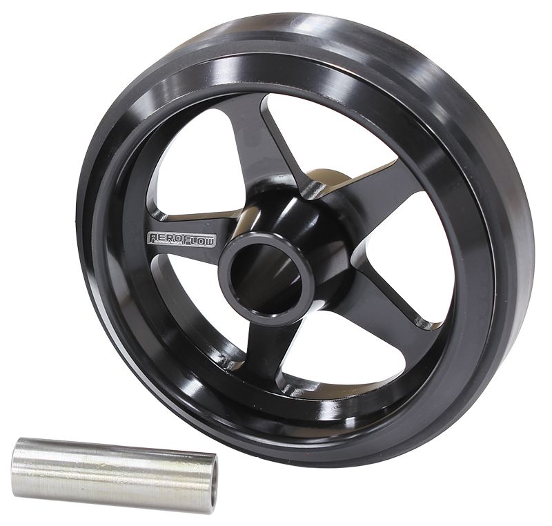 BILLET WHEELIE BAR WHEEL - AF64-4360BLK — LongBoost Performance Parts