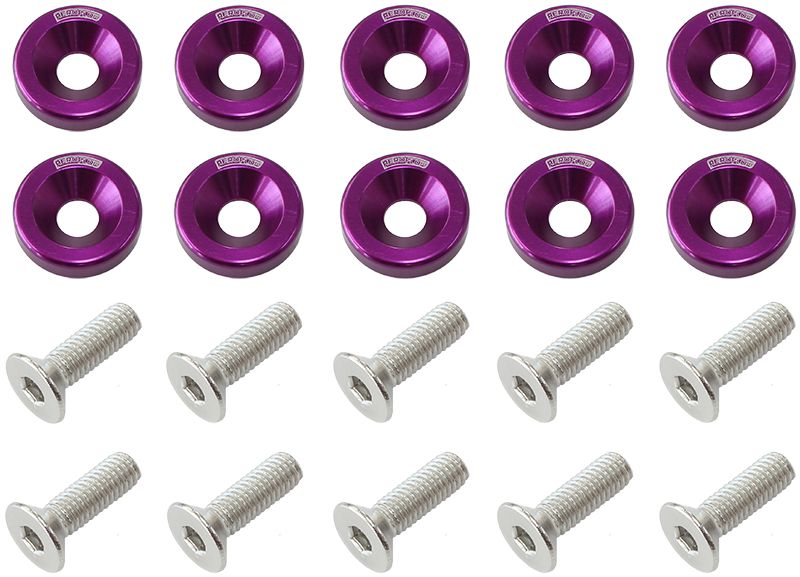 BILLET DRESS UP FENDER BOLT 10 - AF64-4365PUR