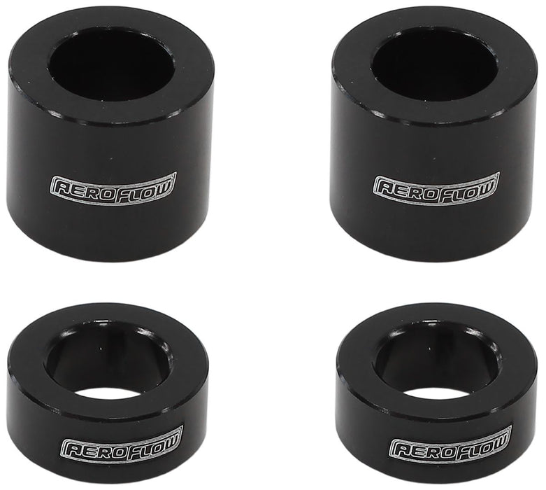BILLET BOLT SPACERS M6 BLACK - AF64-4375BLK