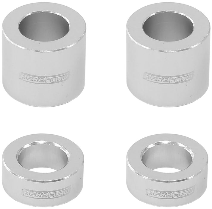 BILLET BOLT SPACERS M6 SILVER - AF64-4375