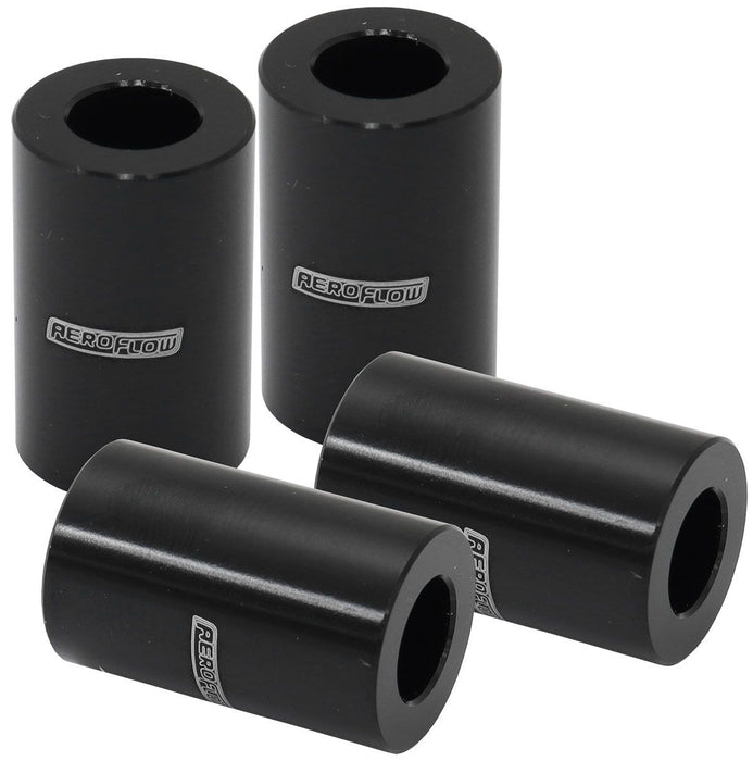 BILLET BOLT SPACERS M6 BLACK - AF64-4378BLK