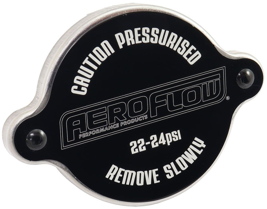 RADIATOR CAP 42MM BLACK 23 PSI - AF64-5045BLK
