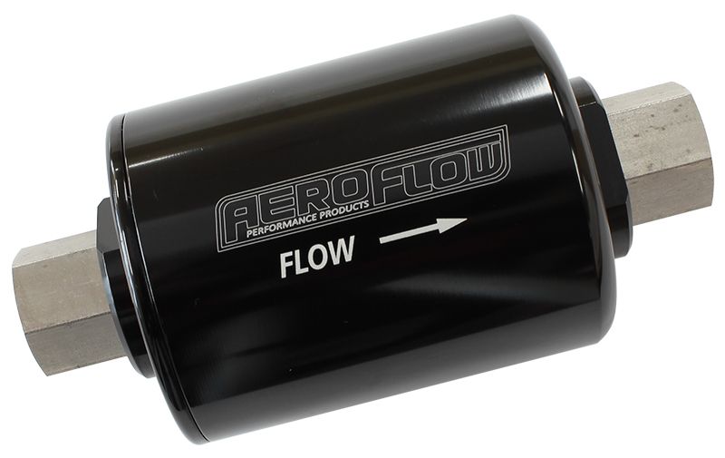 AEROFLOW - AF66-2056 Billet OEM Style Fuel Filter with 40 Micron Element
Fits Ford with M14 x 1.5 Female Thread. (Z373 Equivalent) E85