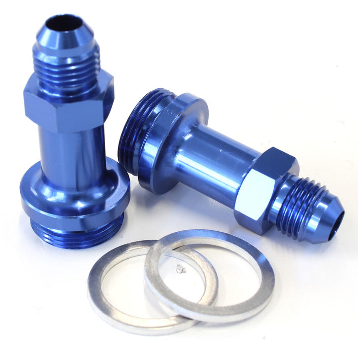 L - HOLLEY INLET FITTING -6AN - AF700-06-L