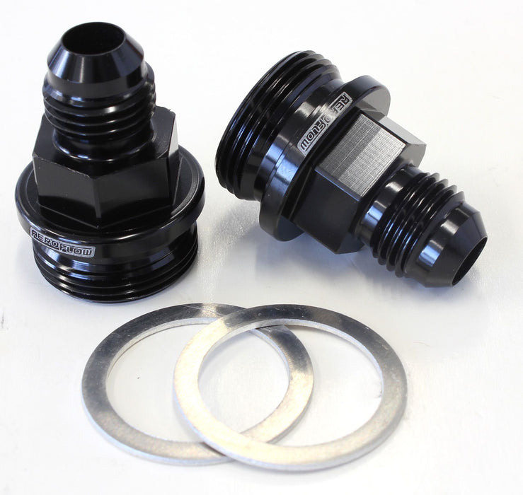 HOLLEY INLET FITTING -6AN - AF700-06BLK