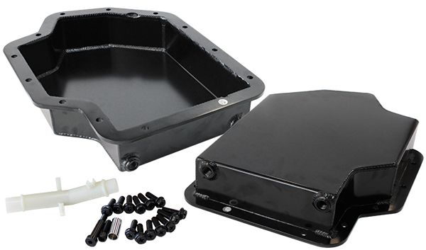 TH400 3" DEEP FABRICATED TRANS - AF72-3001BLK