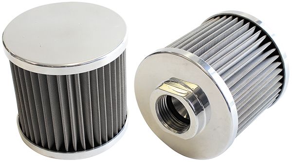 -12AN S/S BILLET BREATHER - AF77-2001