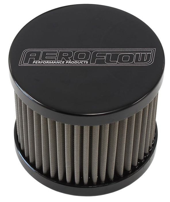 -8AN S/S BILLET BREATHER - AF77-2002BLK