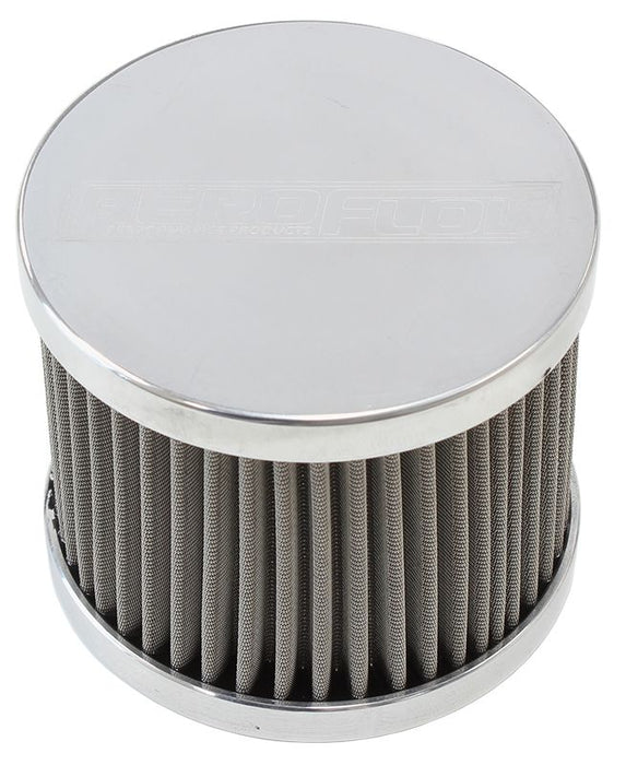 -8AN S/S BILLET BREATHER - AF77-2002
