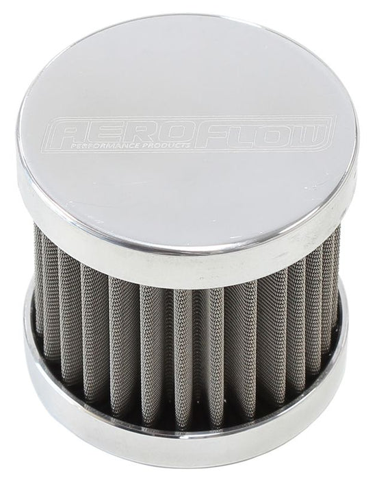 -6AN S/S BILLET BREATHER - AF77-2003