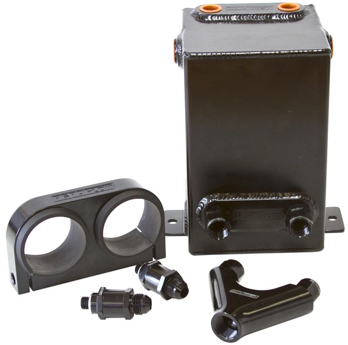 DUAL FUEL PUMP SURGE TANK KIT - AF77-2044BLK