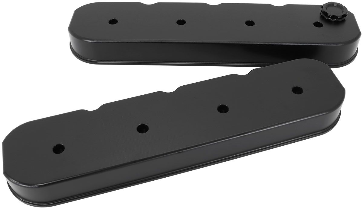 GM LS BILLET VALVE COVERS PAIR - AF77-5011BLK