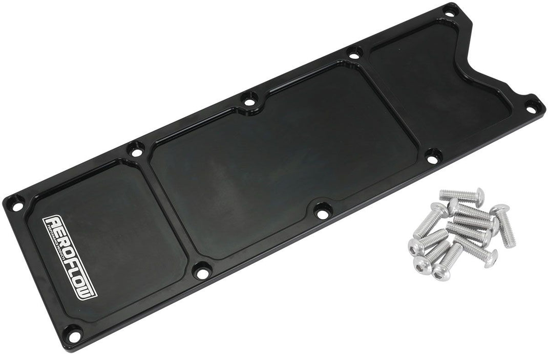 GM LS1 BILLET VALLEY PLATE - AF77-5015BLK