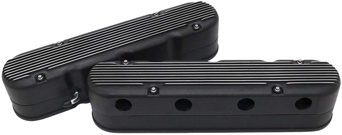 GM LS 2 PIECE VALVE COVERS - AF77-5020BLK
