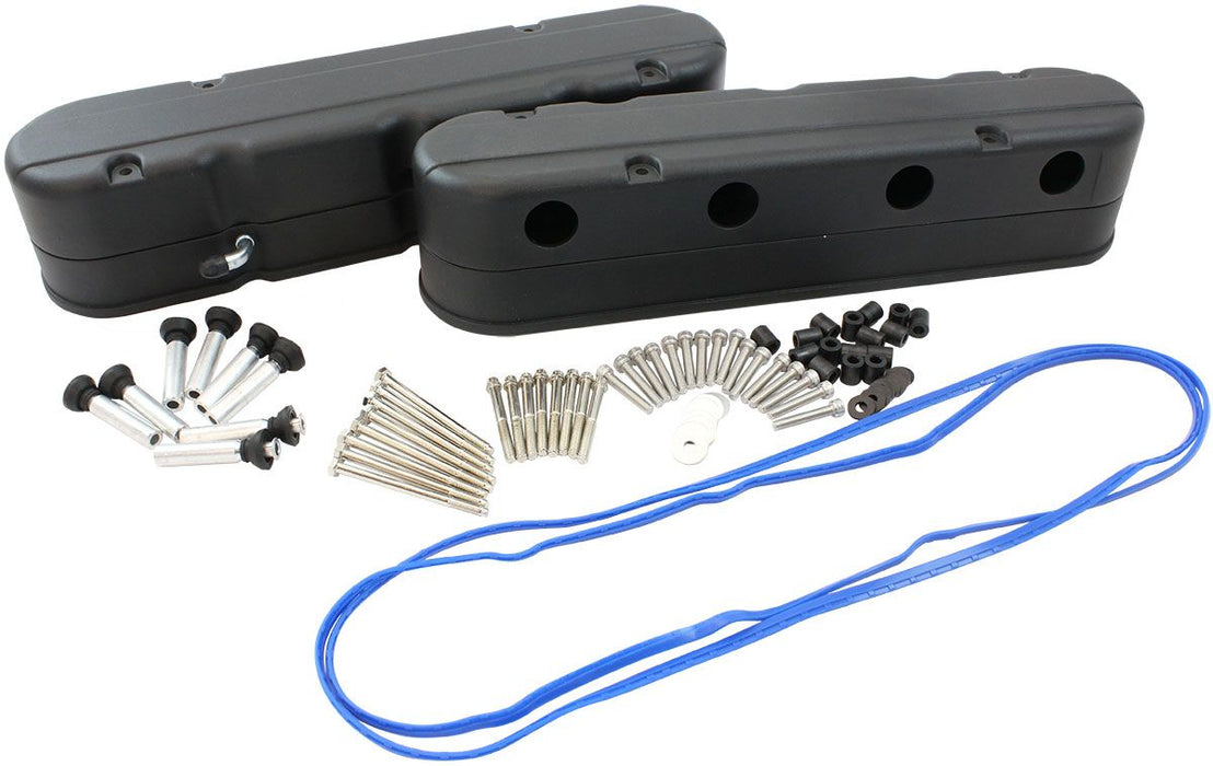 GM LS 2 PIECE VALVE COVERS - AF77-5021BLK