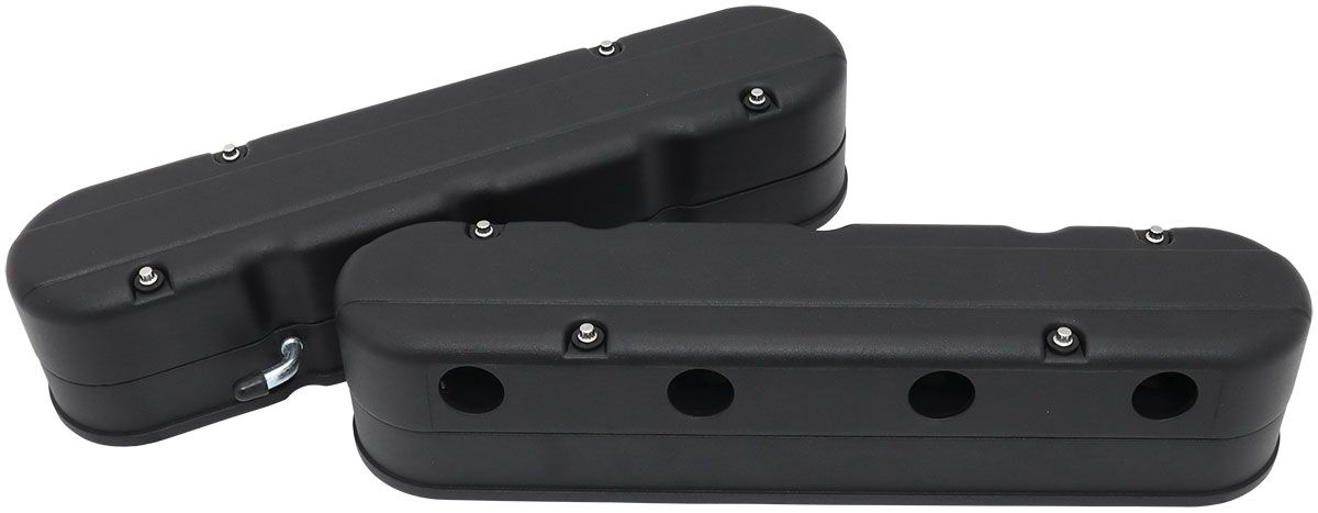 GM LS 2 PIECE VALVE COVERS - AF77-5021BLK