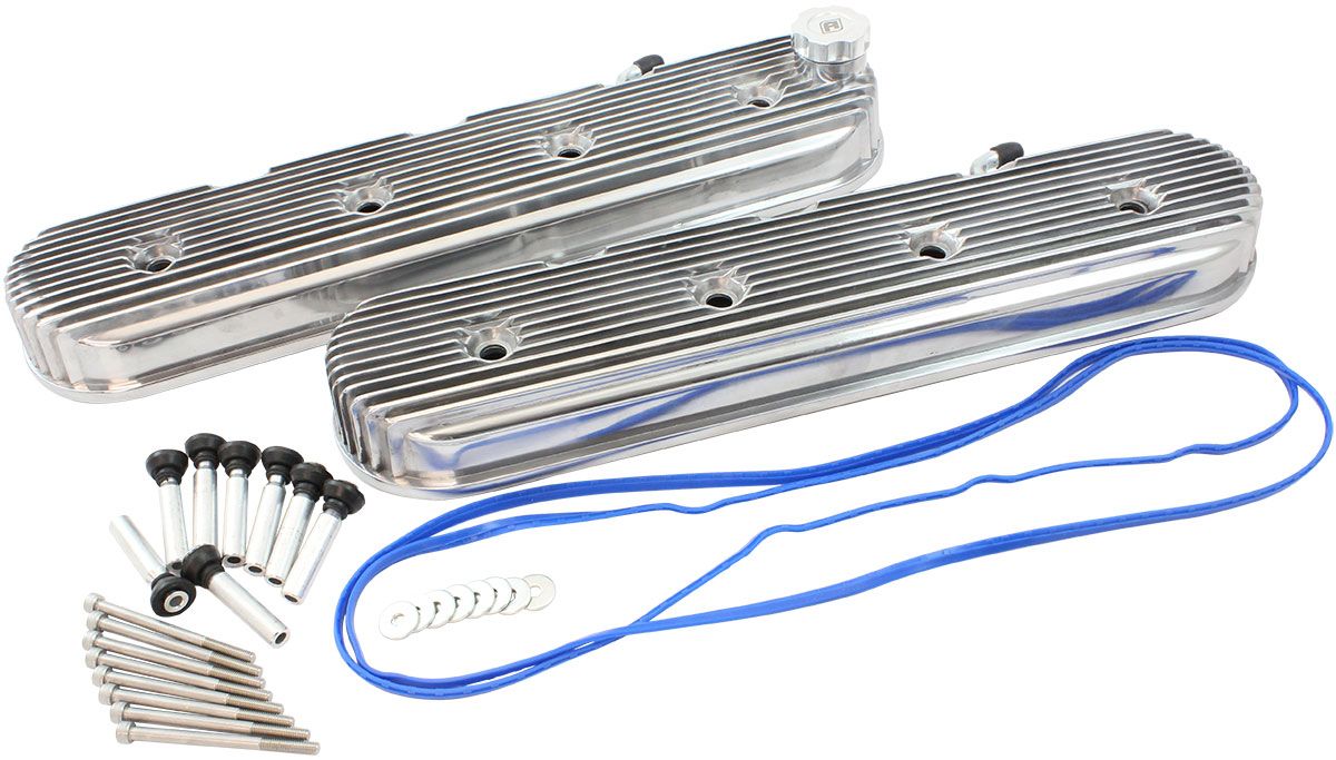 GM LS RETRO FINNED VALVE COVER - AF77-5022P