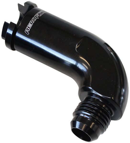90 DEG PUSH ON FUEL FITTING - AF803-01BLK