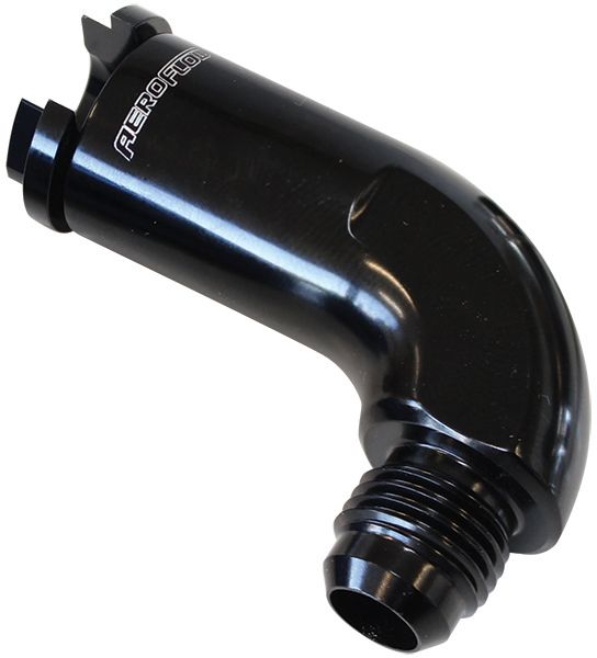 90 DEG PUSH ON FUEL FITTING - AF803-03BLK