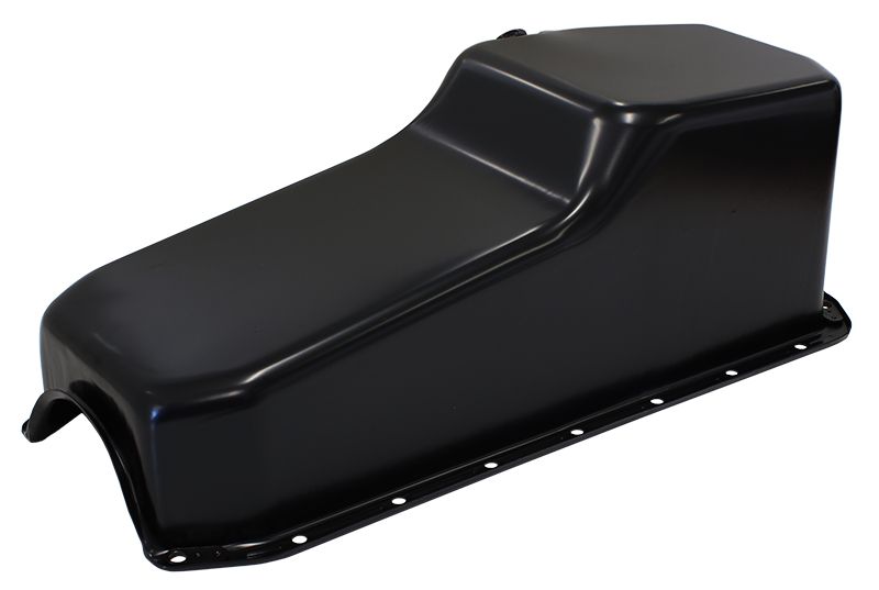 STEEL STOCK OIL PAN SBC BLACK - AF82-9005BLK