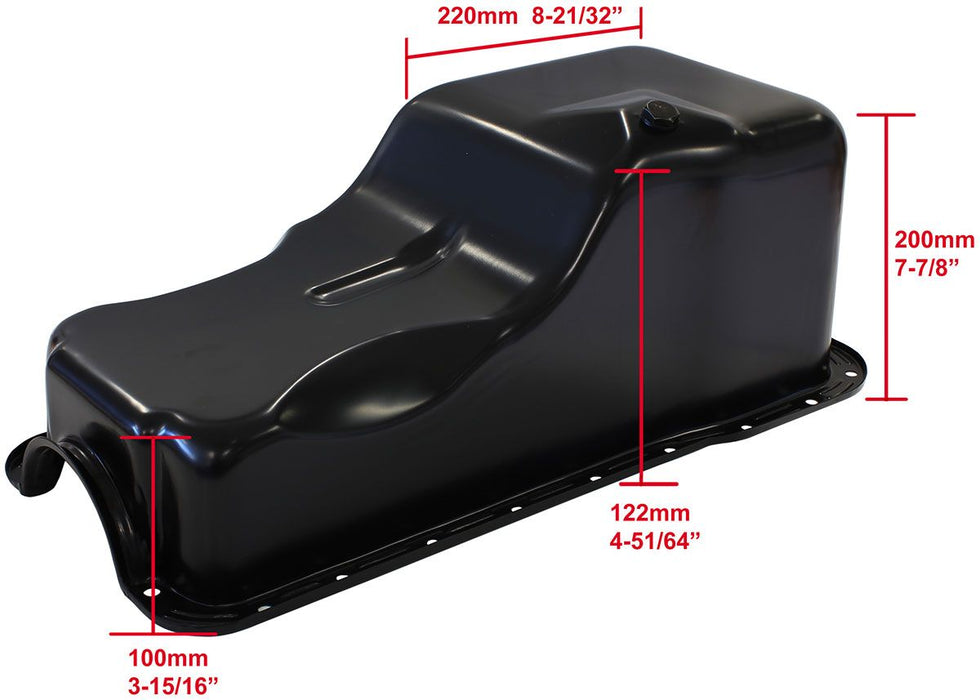 STOCK OIL PAN FORD 289-302W - AF82-9078BLK