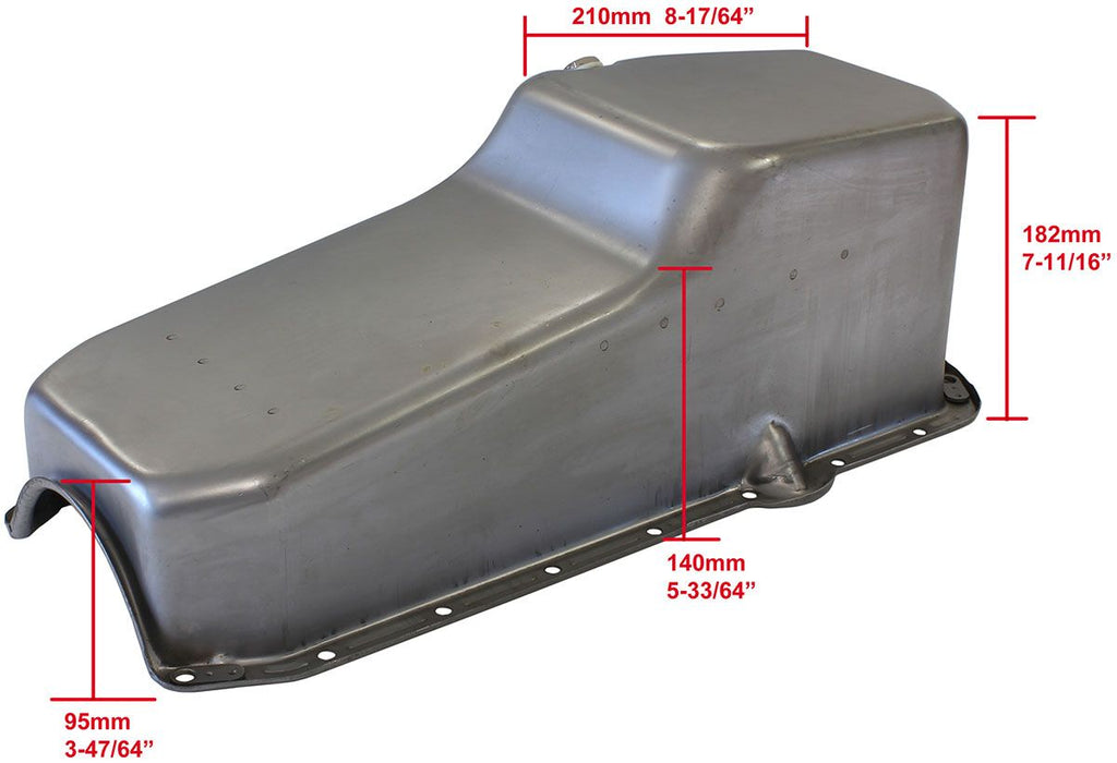 STEEL STOCK OIL PAN SBC RAW - AF82-9092