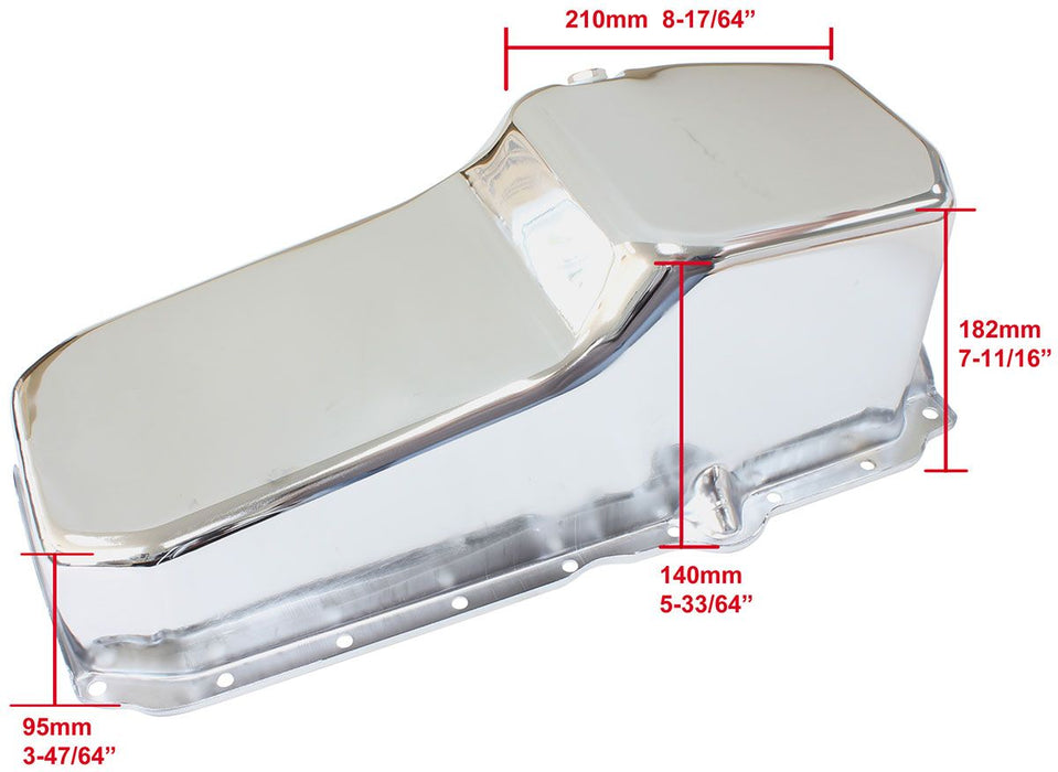 STOCK OIL PAN SBC LATE '86 ON - AF82-9414C