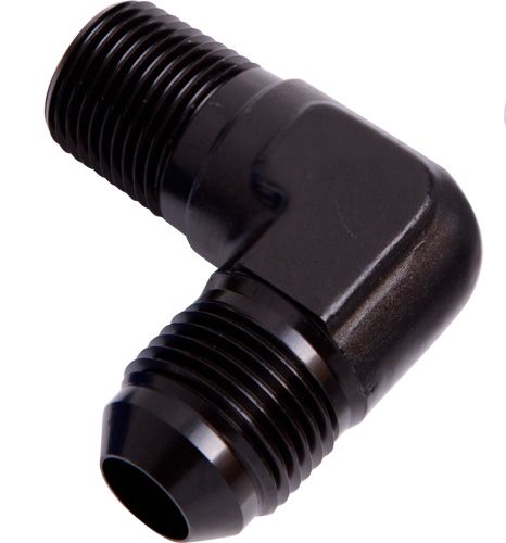 MALE 90 DEG 3/4" NPT TO -12AN - AF822-12BLK