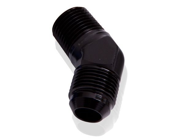 20BLK - MALE 45 DEG 1" NPT TO -20AN - AF823-16-20BLK