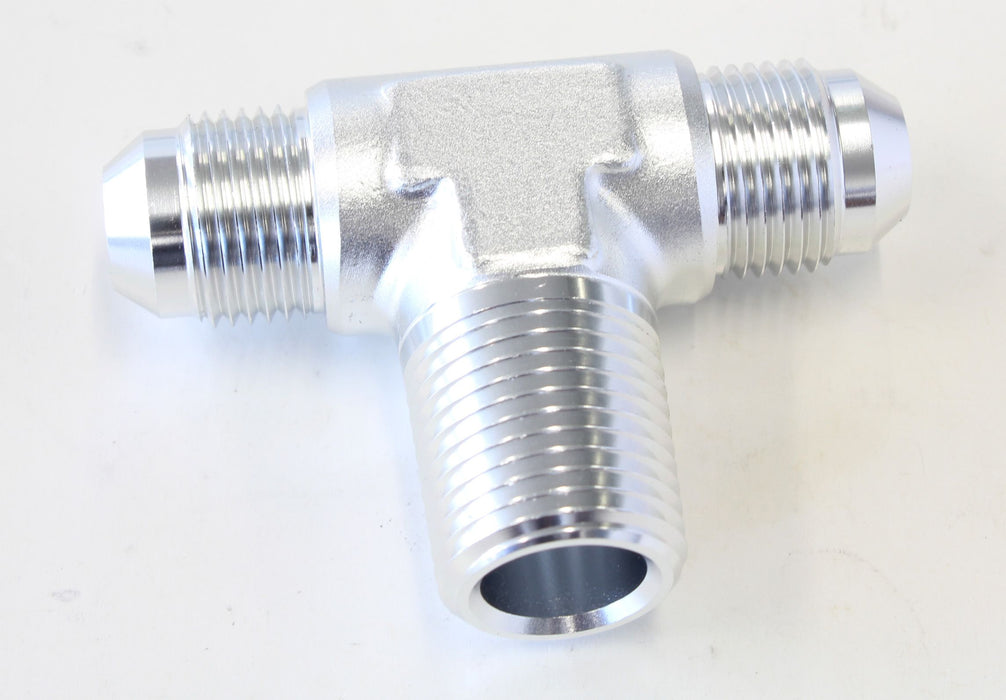 08S - TEE -8AN WITH 1/2" NPT ON SIDE - AF825-08-08S